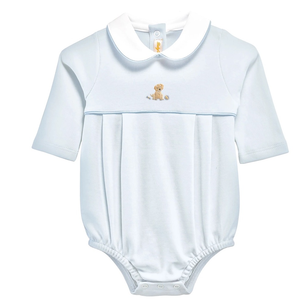 Baby Club Chic long sleeve embroidered bubble